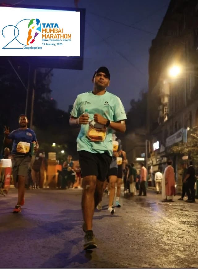 Mumbai Marathon Magic! 🏃‍♂️✨